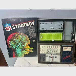 Vintage NFL Strategy Game Tudor 1960s Football Board Game w Box Playbook